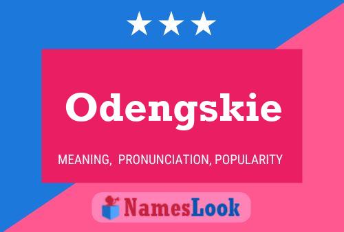 Póster del nombre Odengskie