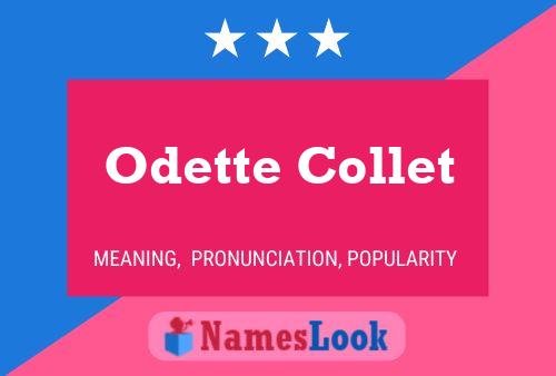 Póster del nombre Odette Collet