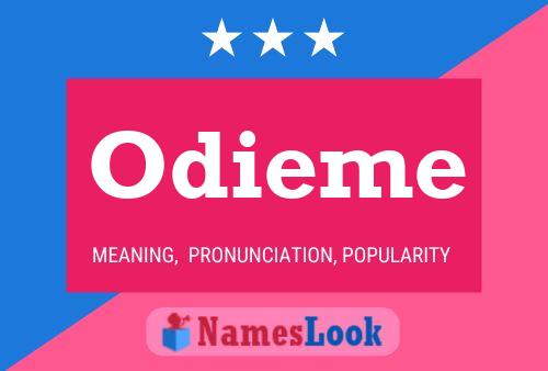 Póster del nombre Odieme