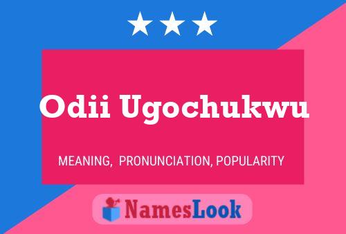 Póster del nombre Odii Ugochukwu