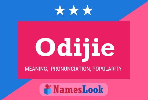 Póster del nombre Odijie