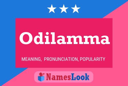 Póster del nombre Odilamma