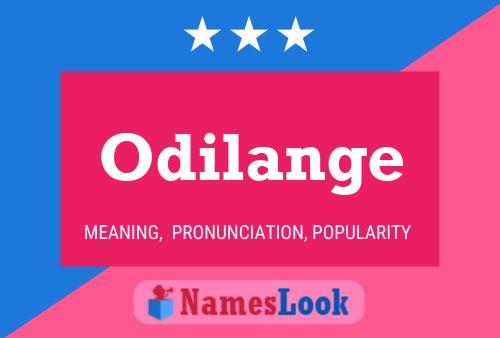 Póster del nombre Odilange