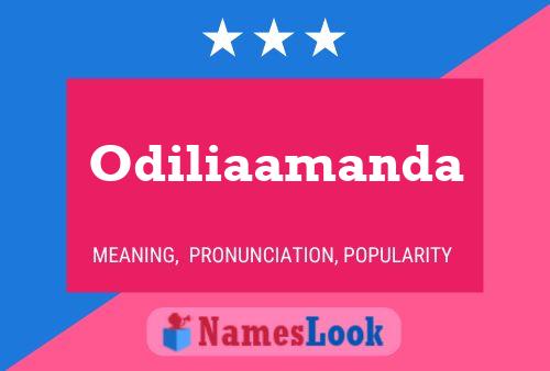 Póster del nombre Odiliaamanda