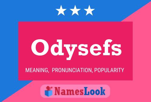 Póster del nombre Odysefs