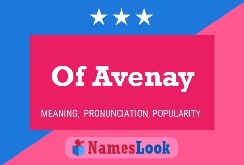 Póster del nombre Of Avenay