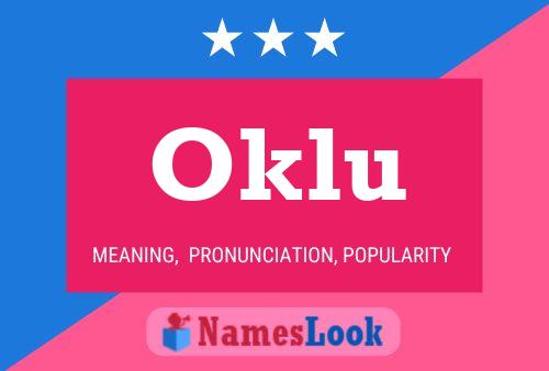 Póster del nombre Oklu