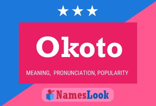 Póster del nombre Okoto