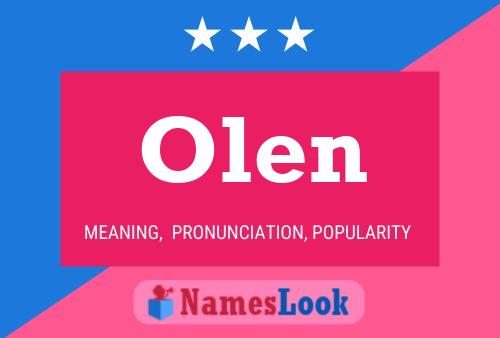 Póster del nombre Olen