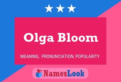 Póster del nombre Olga Bloom