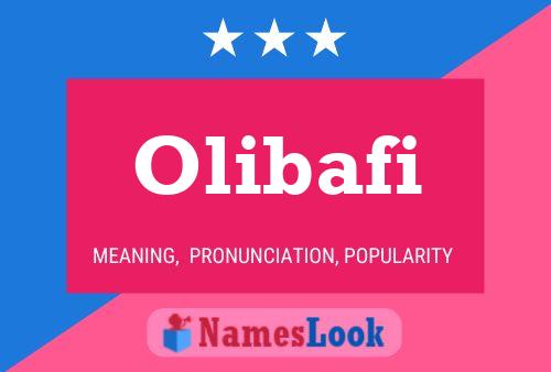 Póster del nombre Olibafi