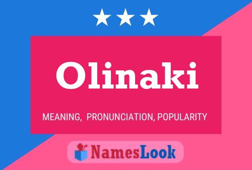 Póster del nombre Olinaki