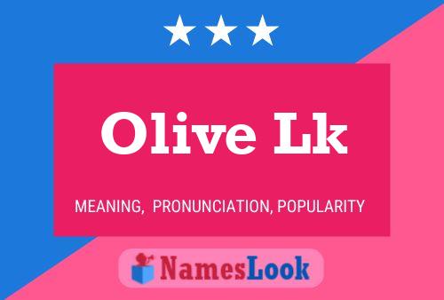 Póster del nombre Olive Lk