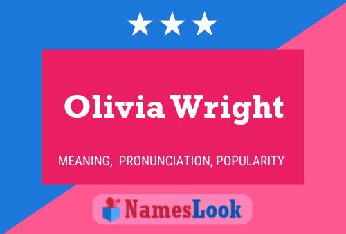 Póster del nombre Olivia Wright