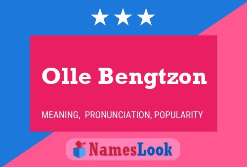 Póster del nombre Olle Bengtzon