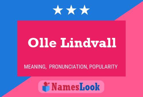 Póster del nombre Olle Lindvall