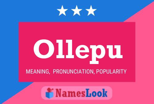 Póster del nombre Ollepu