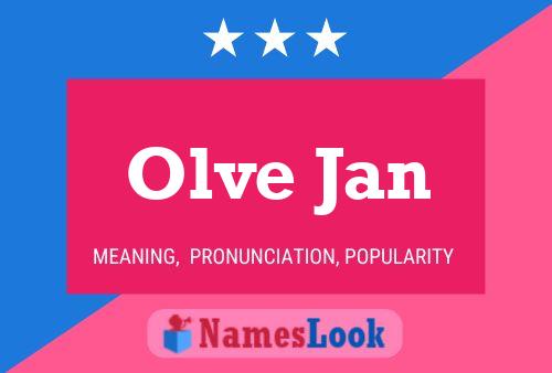 Póster del nombre Olve Jan