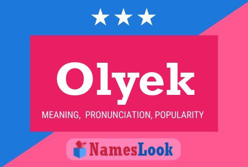 Póster del nombre Olyek