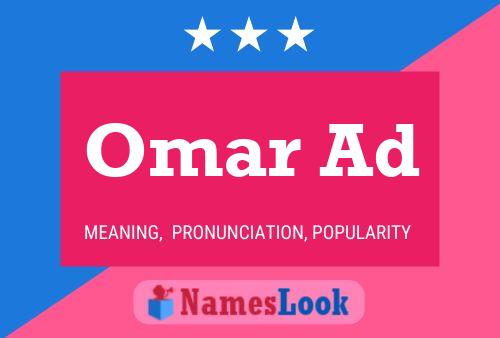 Póster del nombre Omar Ad