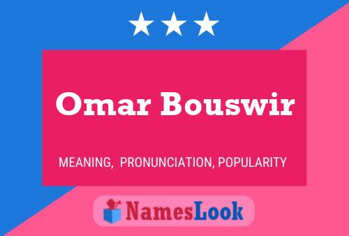 Póster del nombre Omar Bouswir