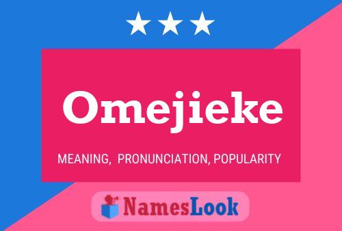 Póster del nombre Omejieke