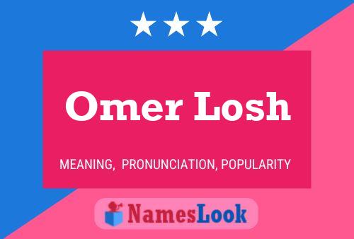 Póster del nombre Omer Losh