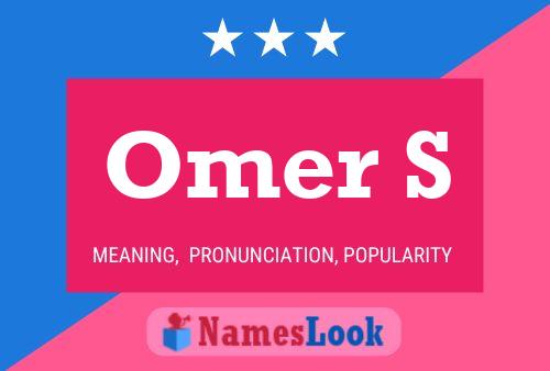 Póster del nombre Omer S