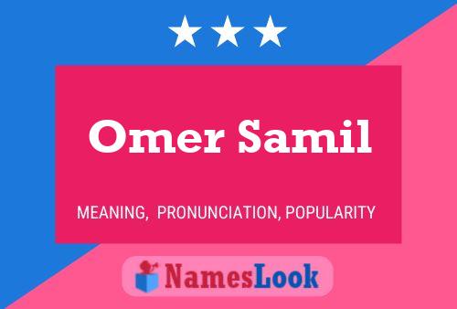 Póster del nombre Omer Samil