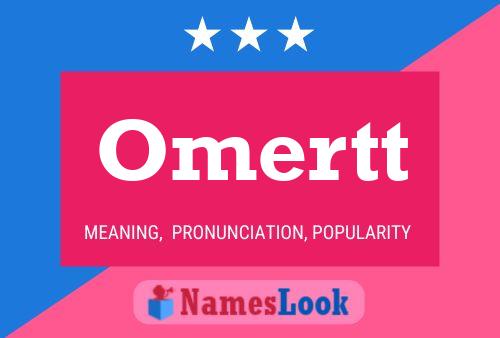 Póster del nombre Omertt