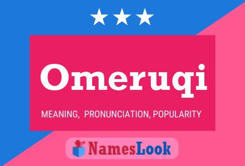 Póster del nombre Omeruqi