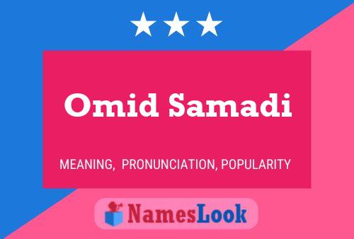 Póster del nombre Omid Samadi