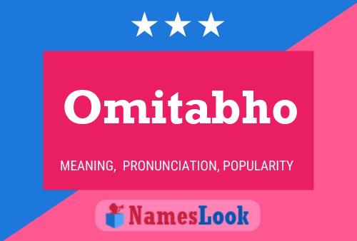 Póster del nombre Omitabho