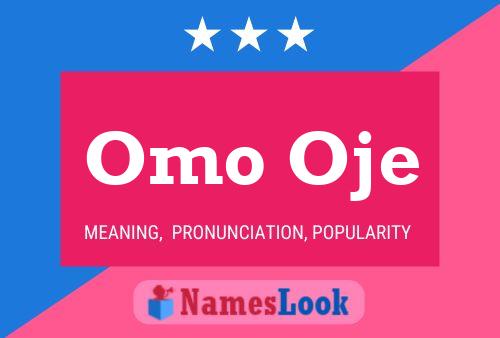 Póster del nombre Omo Oje