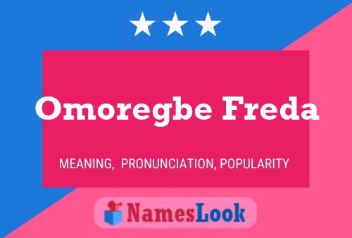 Póster del nombre Omoregbe Freda