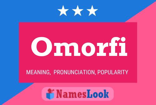 Póster del nombre Omorfi