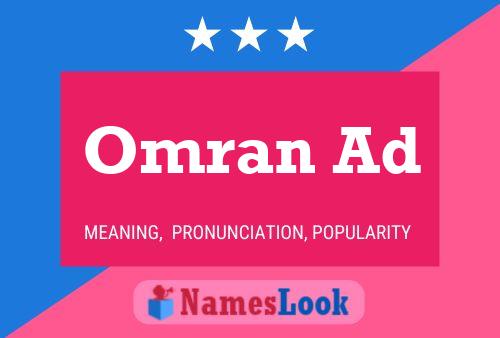 Póster del nombre Omran Ad