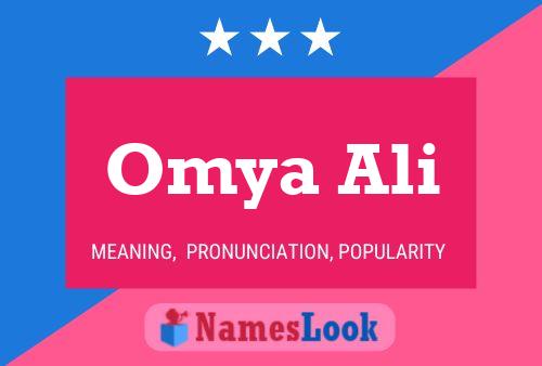 Póster del nombre Omya Ali