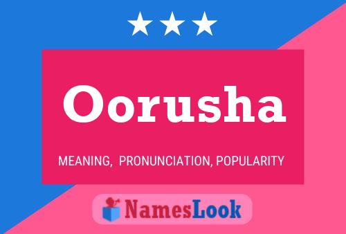 Póster del nombre Oorusha