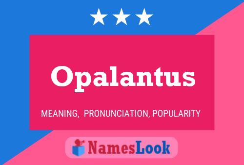 Póster del nombre Opalantus