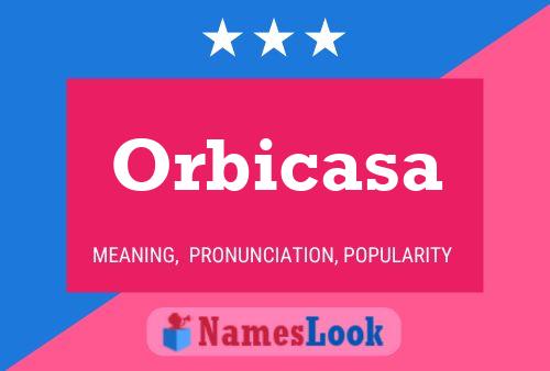 Póster del nombre Orbicasa