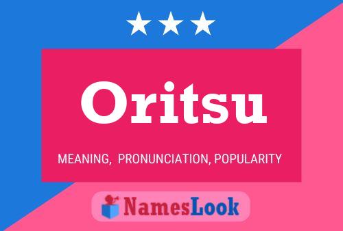 Póster del nombre Oritsu