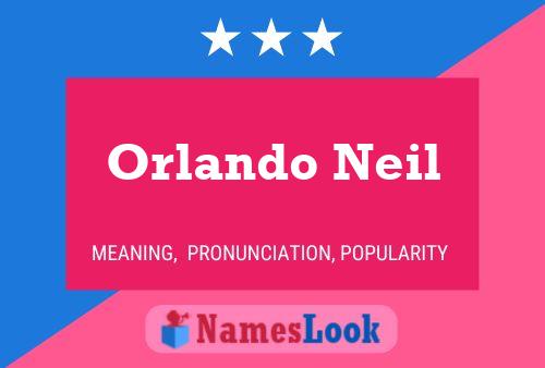 Póster del nombre Orlando Neil