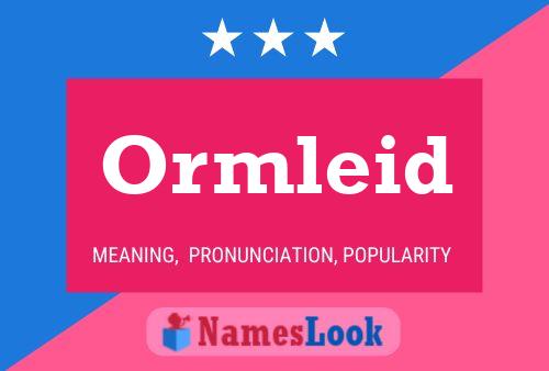 Póster del nombre Ormleid