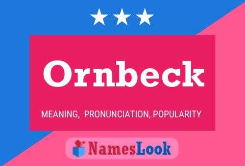 Póster del nombre Ornbeck