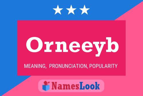 Póster del nombre Orneeyb