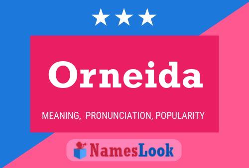 Póster del nombre Orneida