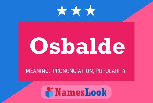 Póster del nombre Osbalde