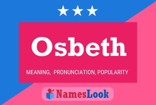 Póster del nombre Osbeth