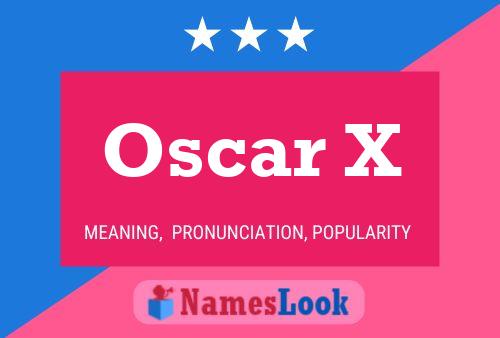 Póster del nombre Oscar X